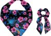 Matching Dog and Owner Bandana and Scrunchie Set