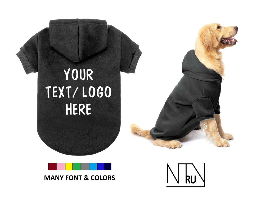 personalized dog hoodie
