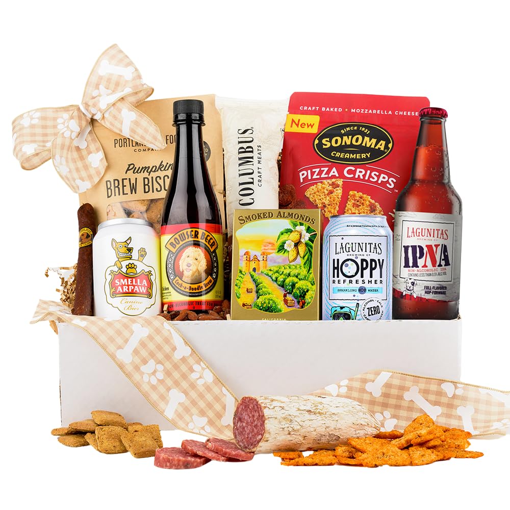 gift basket for dog and owner
