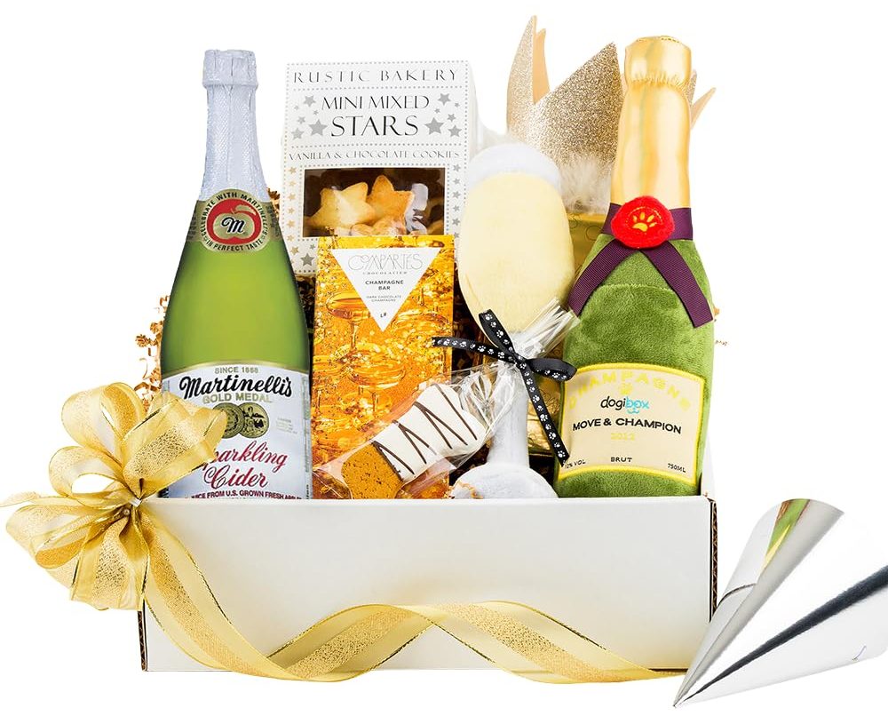 dog and owner gift basket