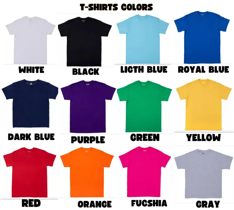 people shirts in different colors