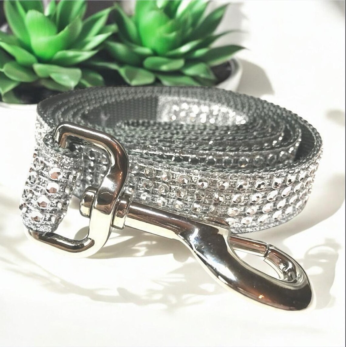 rhinestone dog leash