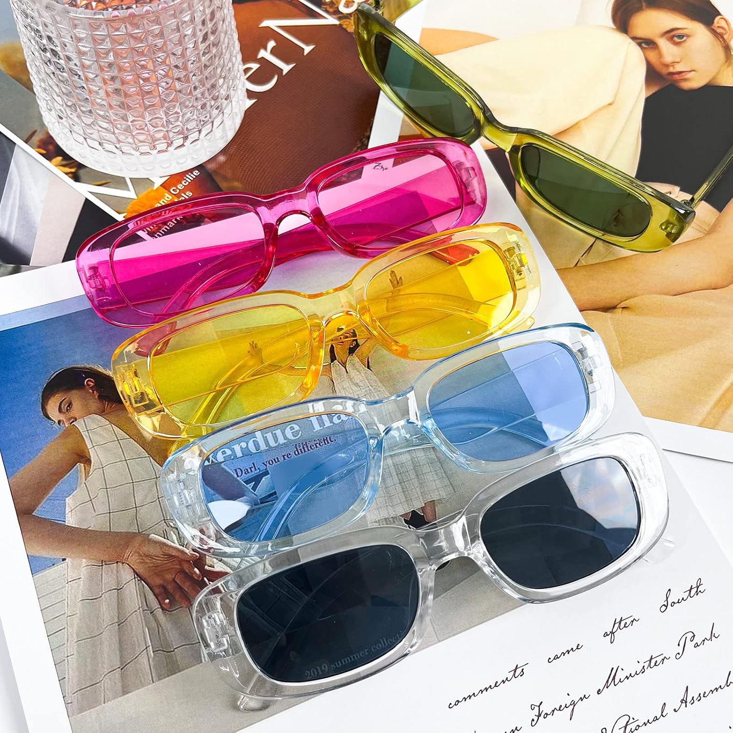 colorful sunglasses