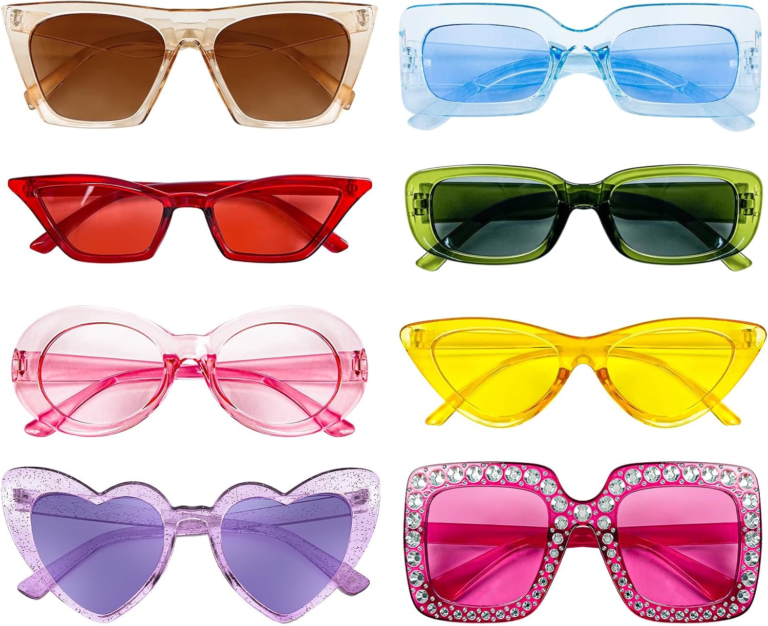 8 colorful sunglasses for women