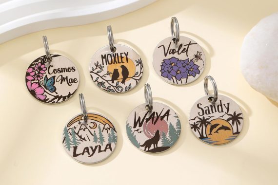 Color Printing Makes These Dog Tags Great for Matching Outfits