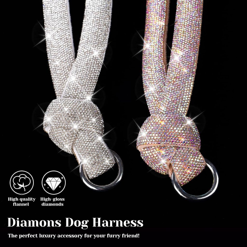 crystal dog harness