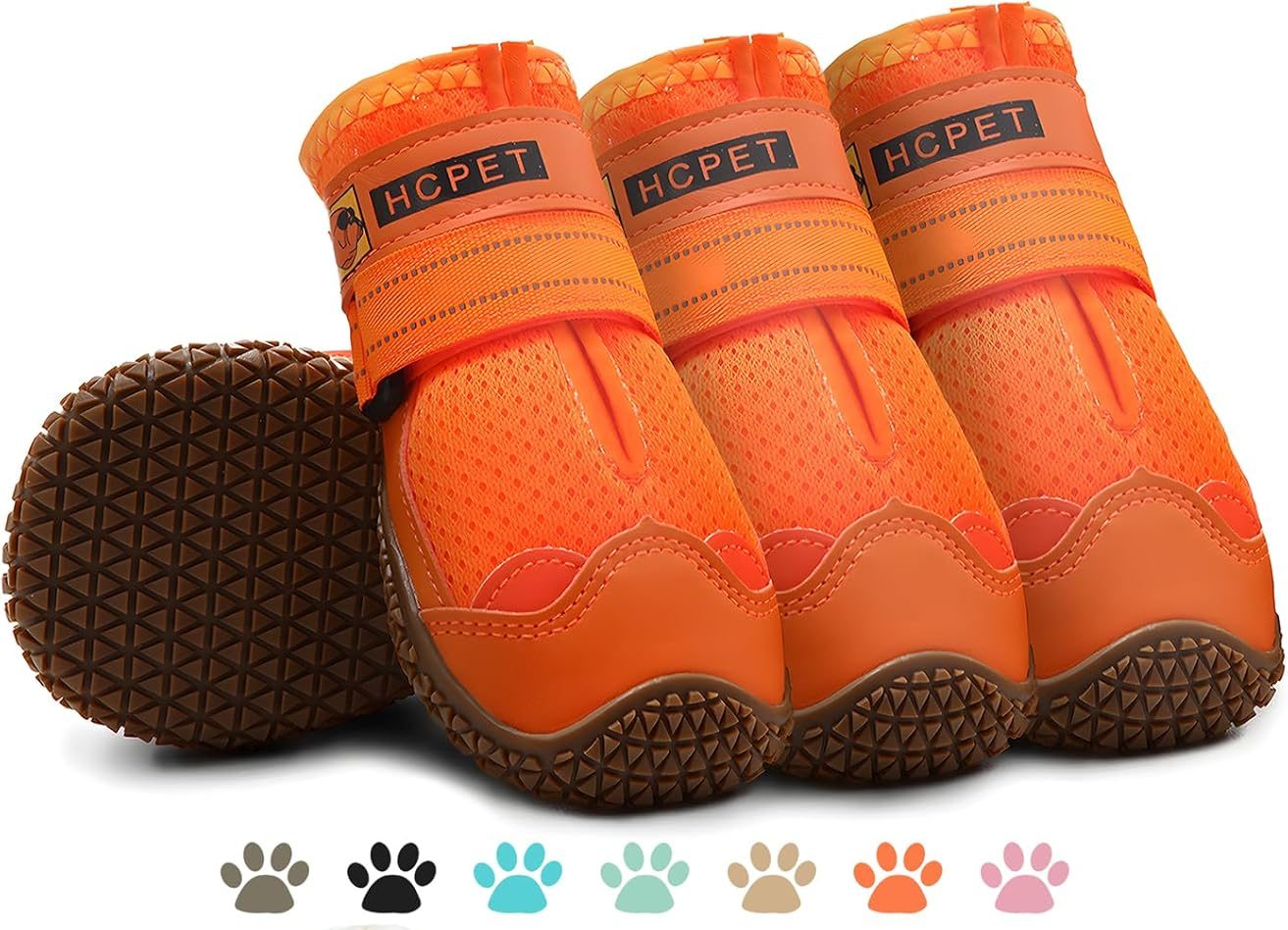 orange dog boots