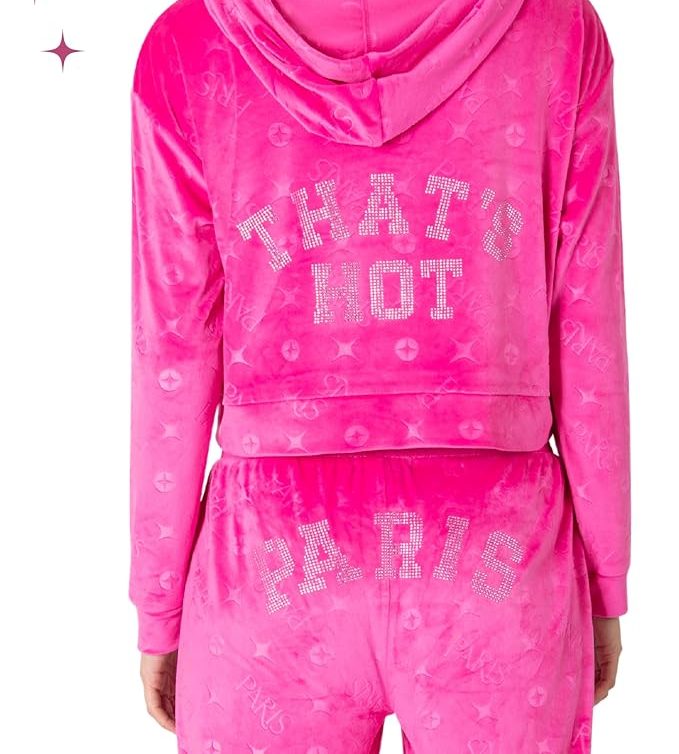 pink track suit for woman