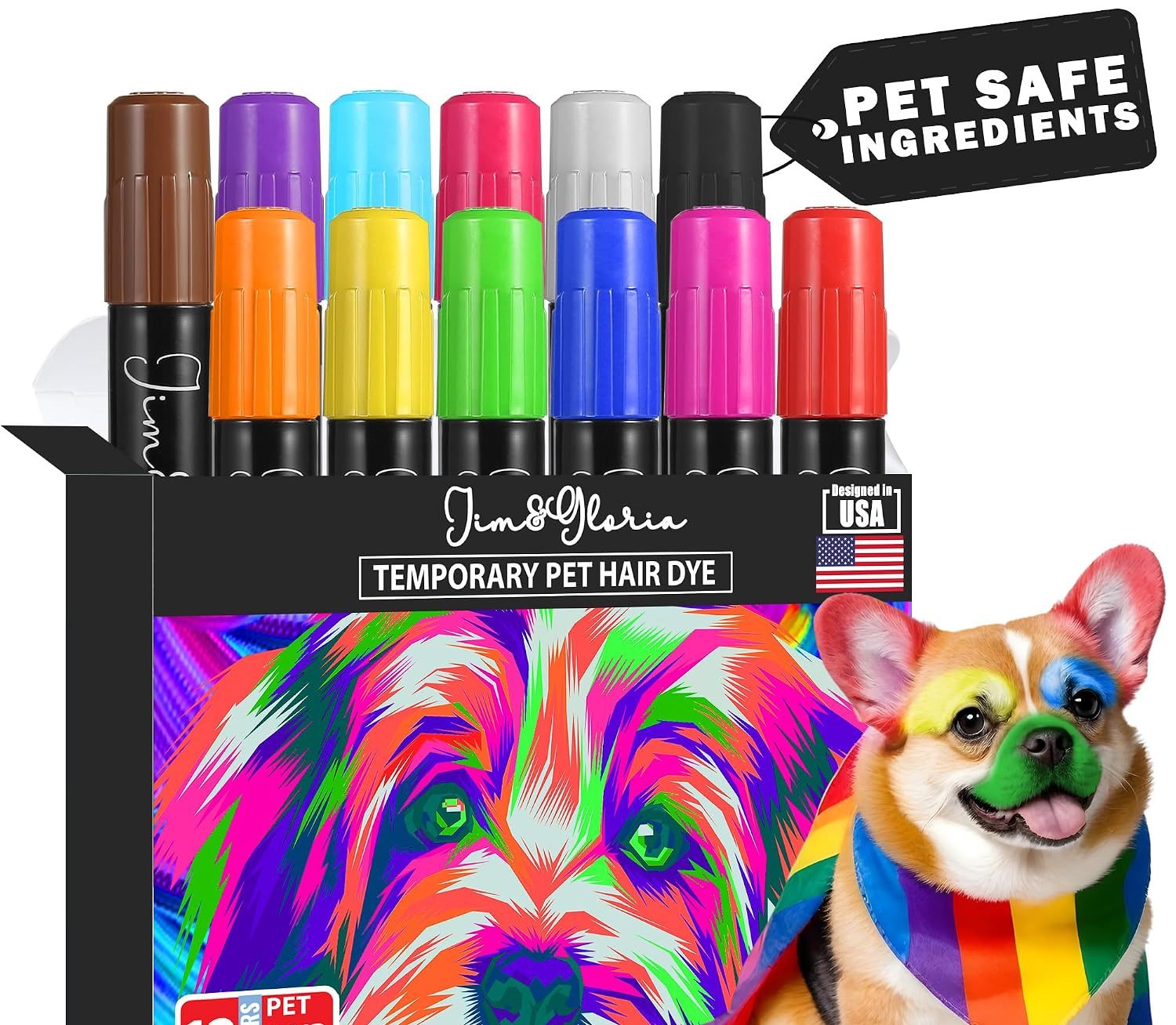 dog hair dye