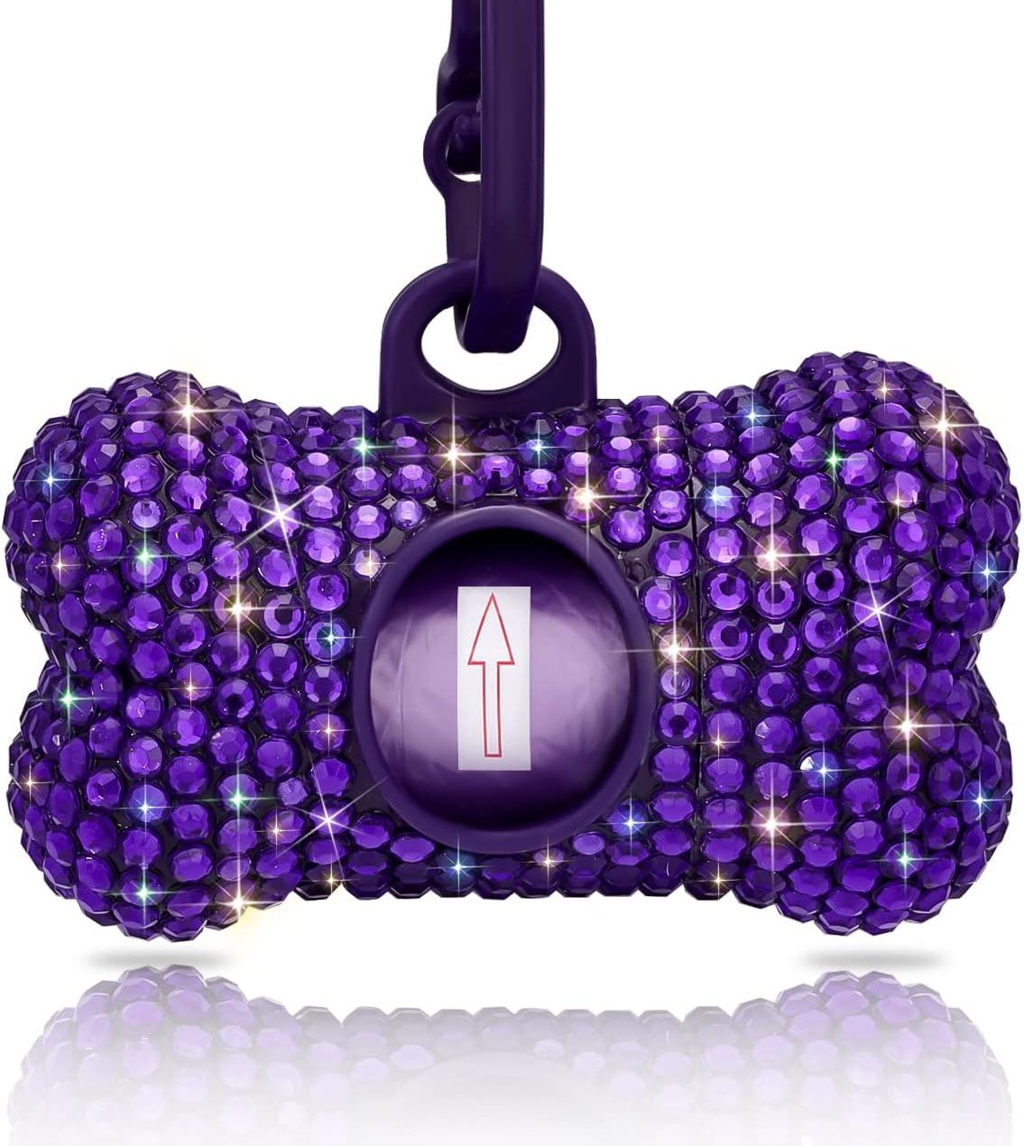 purple waste bag holder
